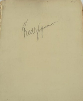 Fred Gruen signed copy Worthy Company 08